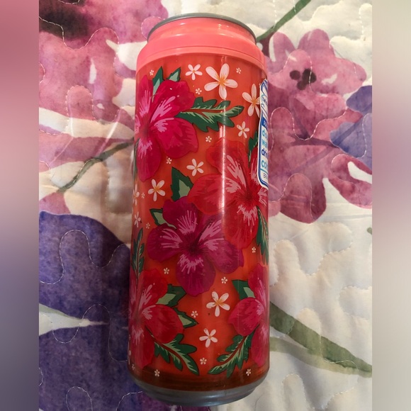 Floral Red Drinkware Tumbler - Picture 1 of 16